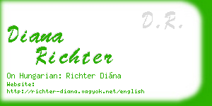 diana richter business card