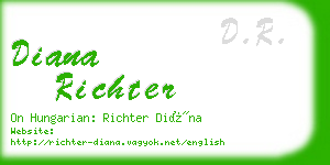 diana richter business card